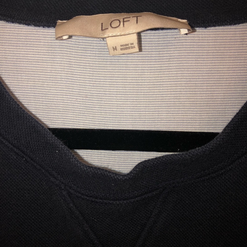 LOFT: Dual Colored Jacket Shirt - Picture 3 of 4